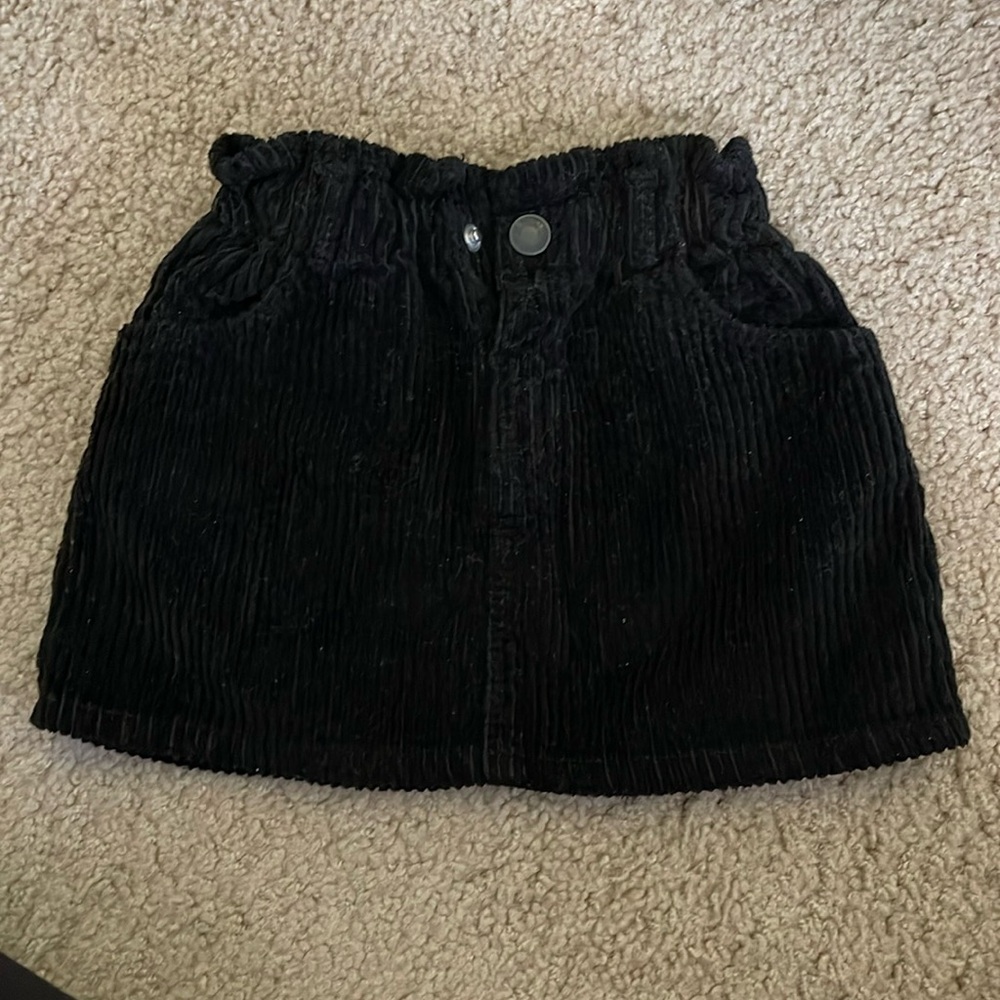 Zara toddler girl corduroy skirt